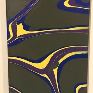 8x10 Acrylic Flow Art canvas